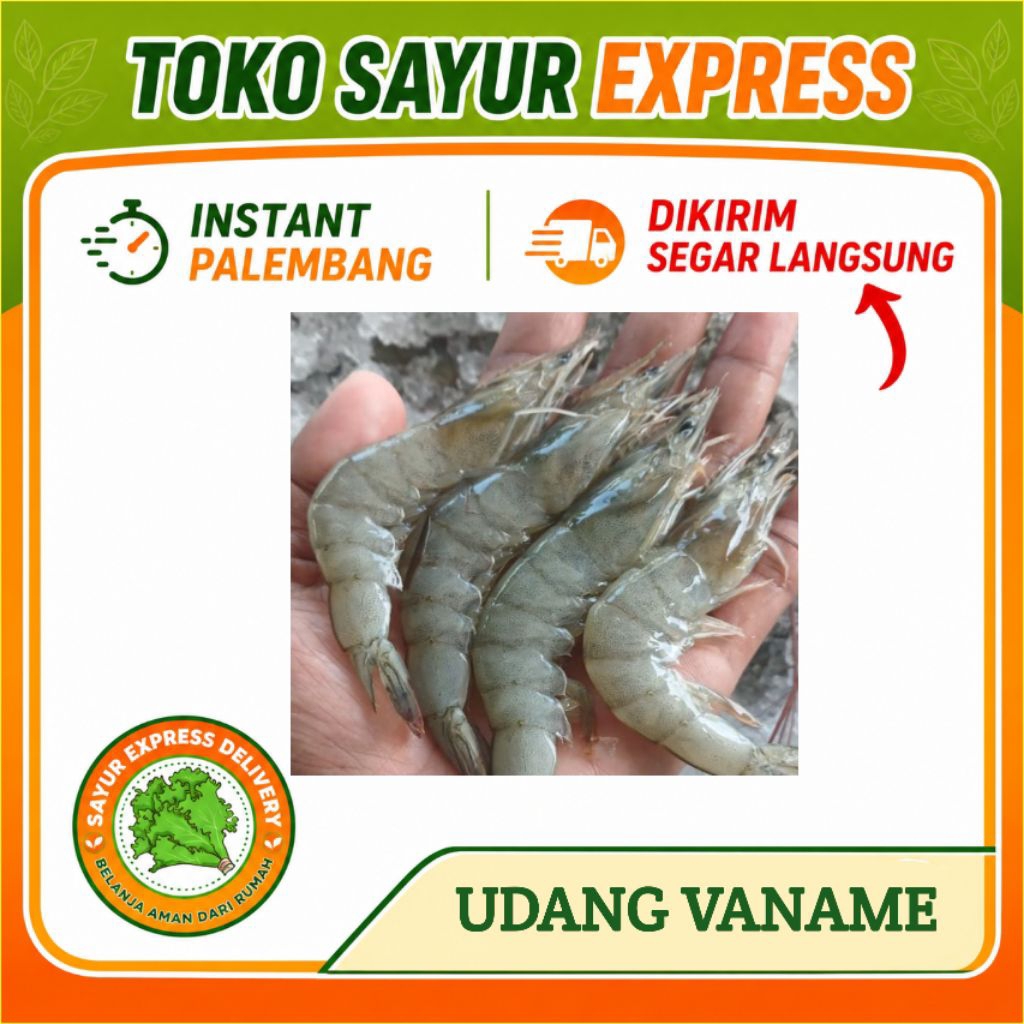 Udang Vaname Fresh - Sayur Segar Palembang