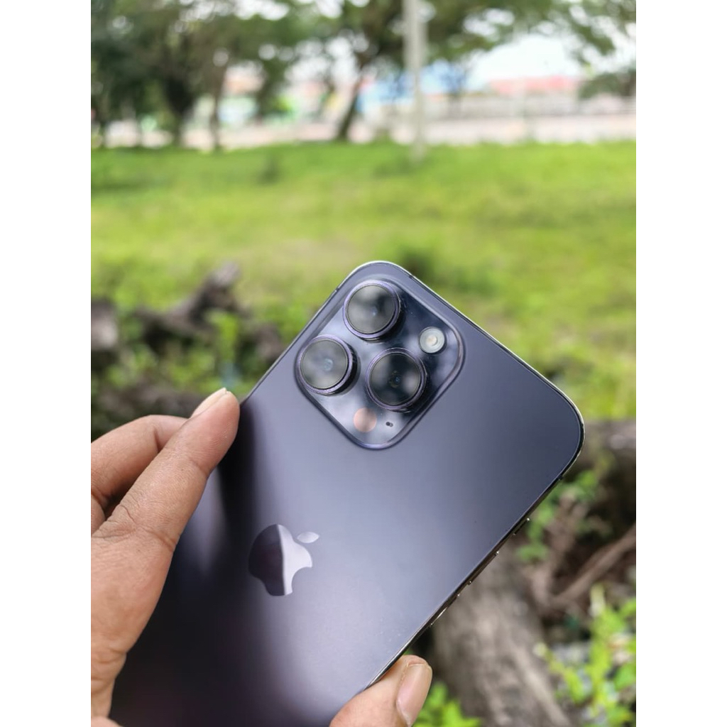 iPhone 14 Pro Max 256 GB BH 78% Inter Bea Cukai Fullset OEM Mulus No Dent Second