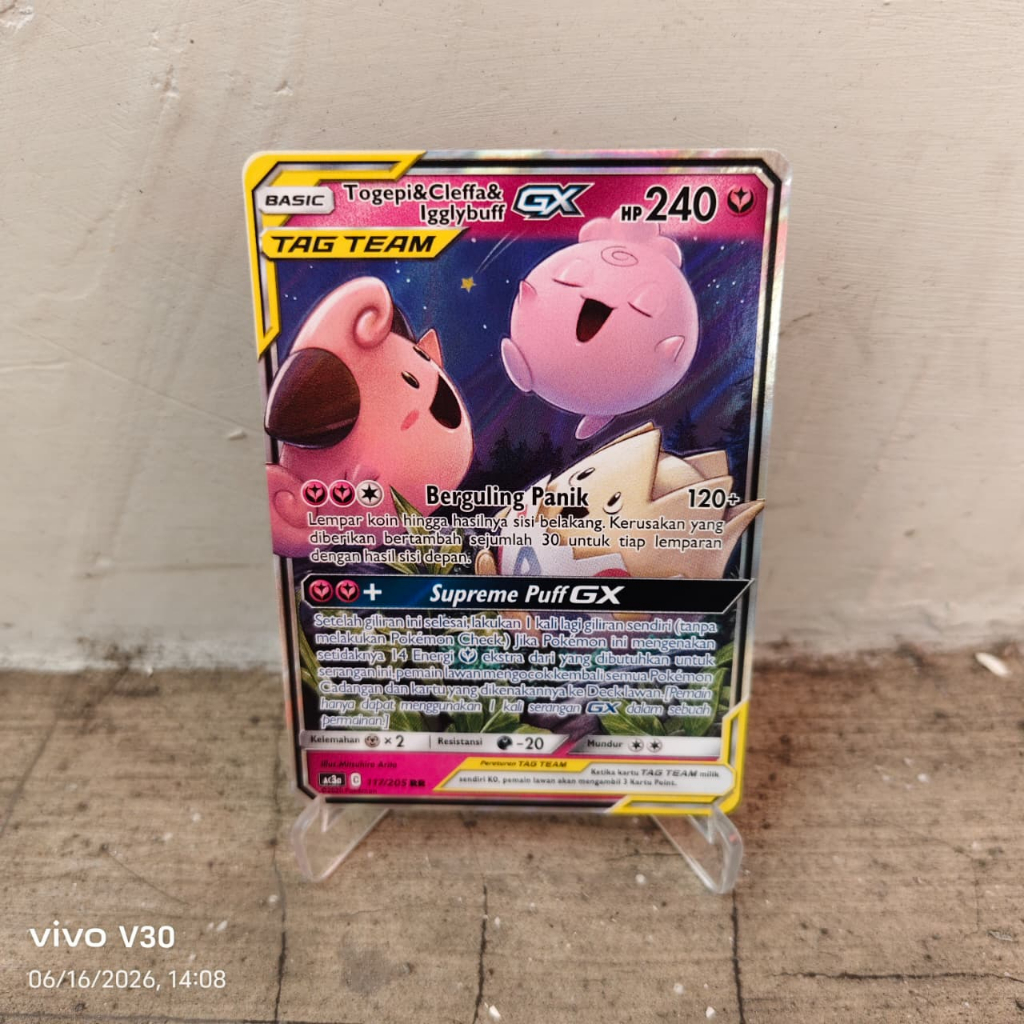 Togepi & Cleffa & Igglybuff GX - TAG TEAM Set A
