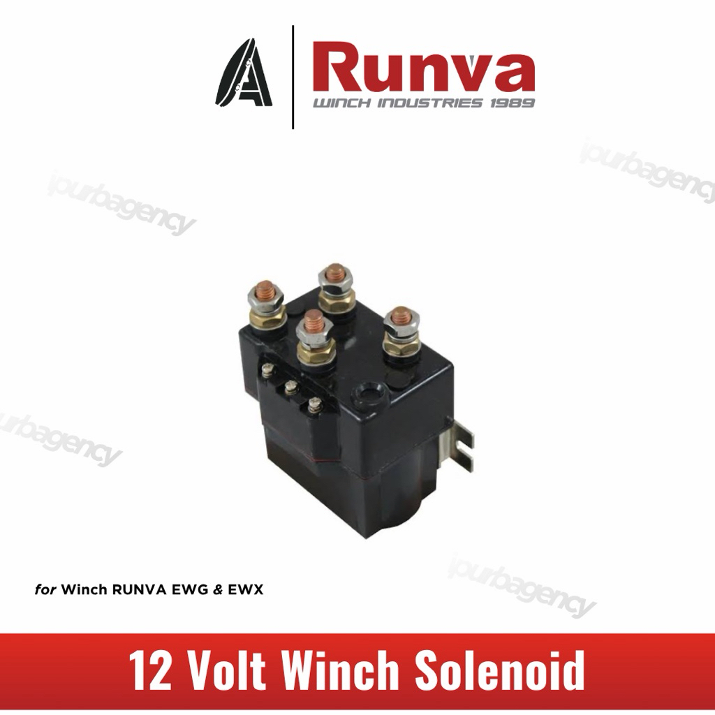 Runva Integrated Solenoid 12 Volt - 12V Winch Solenoid (for Winch RUNVA EWG & EWX)