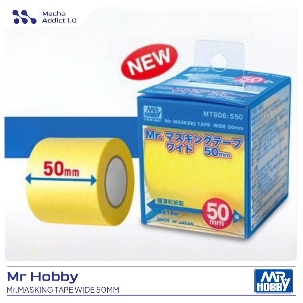 MR. Hobby Mr. MASKING TAPE WIDE 50MM MT-606 Airbrush Tape cat gundam gunpla model kit
