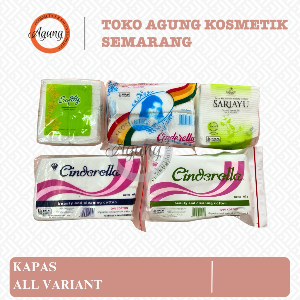 AGUNGSMG - KAPAS KECANTIKAN ALL VARIANT - Cinderella | Sariayu | Softly