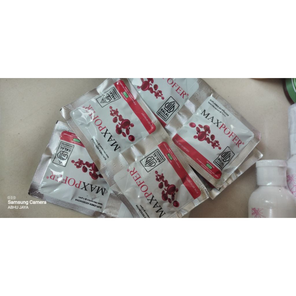MAXPOFER 1strip isi 2tab vitamin bumil