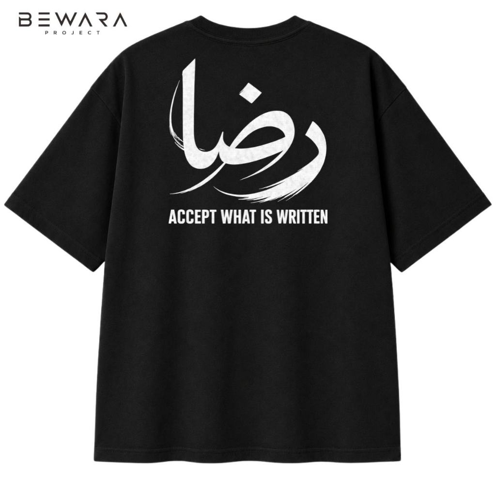 Kaos Premium Oversize Islami Muslim Combed Ridho Bewara Project