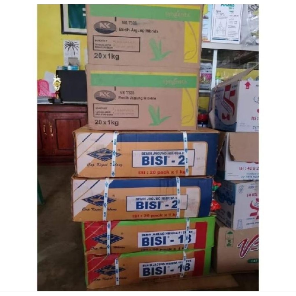 1 DUS ISI 20 PCS KEMASAN 1 KG BENIH JAGUNG HIBRIDA BISI 2 ORIGINAL [BISA COD]