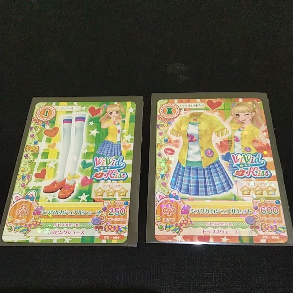 aikatsu card mikuru uniform