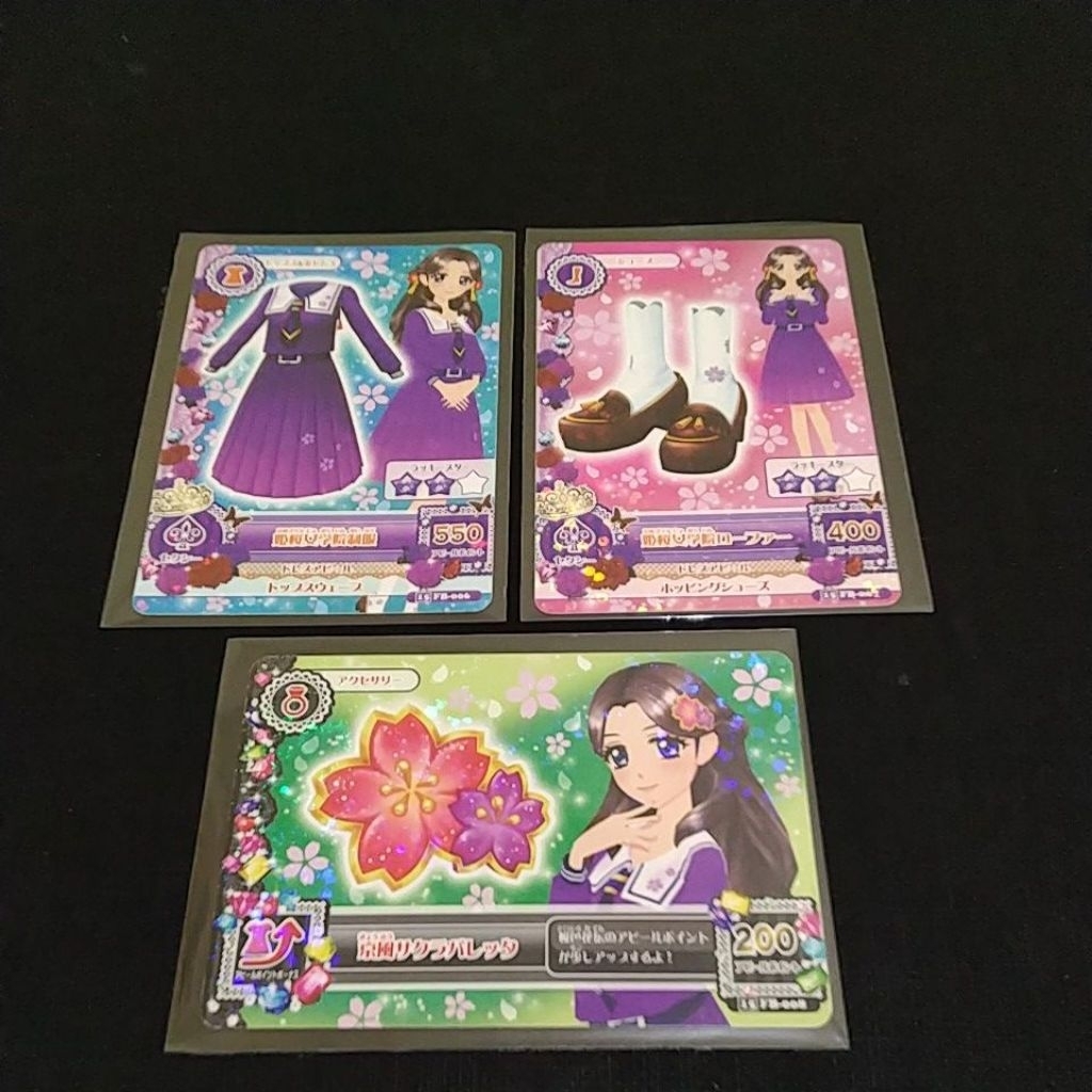 aikatsu card uniform