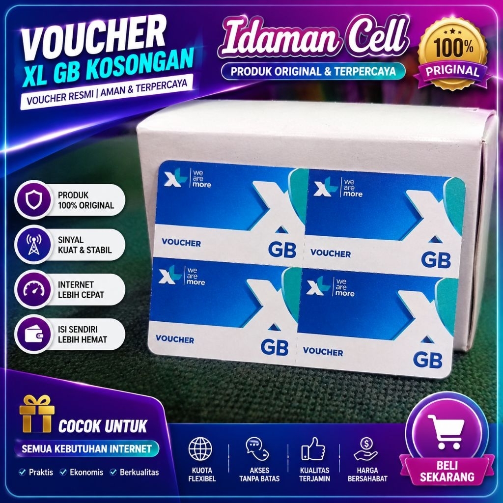 VOUCHER XL KOSONGAN/VOUCHER XL ZERO EXP 2028