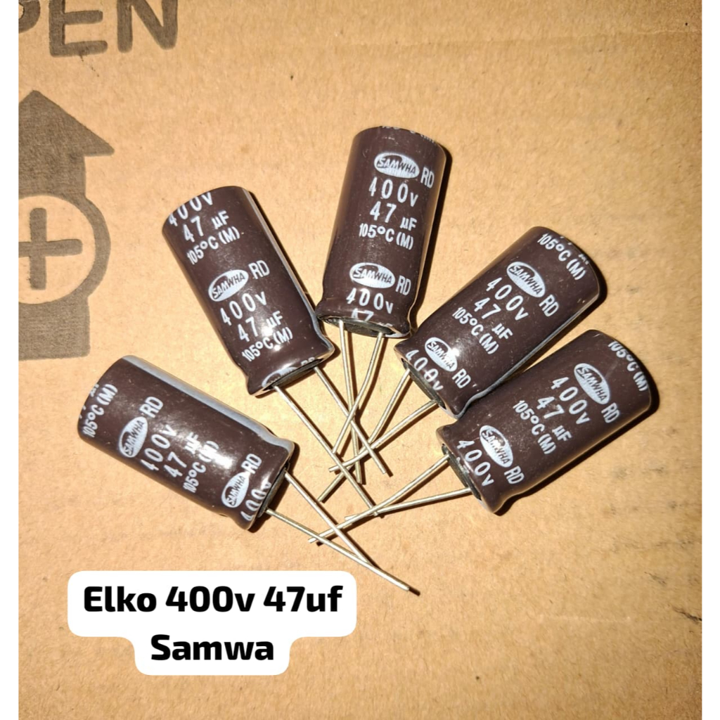 ELCO 400V 47UF ELKO 47UF 400V SAMWHA