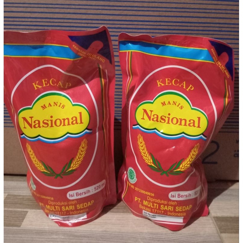 Kecap Nasional Refill 700ml / Kecap Manis Nasional / kecap pouch