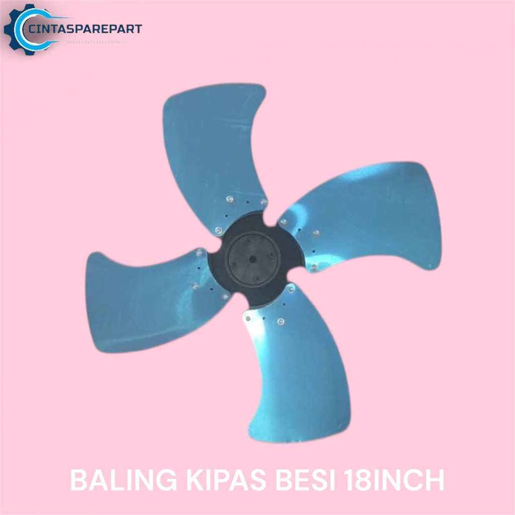 BALING BALING KIPAS ANGIN BESI 18INCH UNIVERSAL MULTI MODEL AS ULIR 8MM