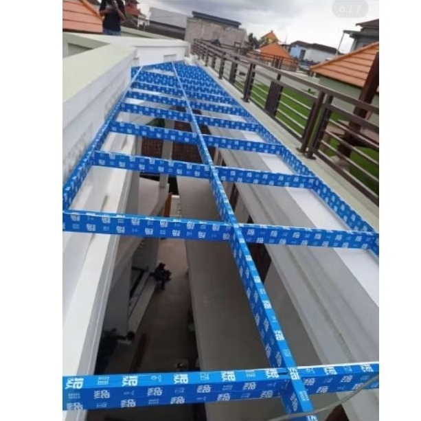 Kanopi YKK Alumunium+ Kaca Laminated Model Minimalis