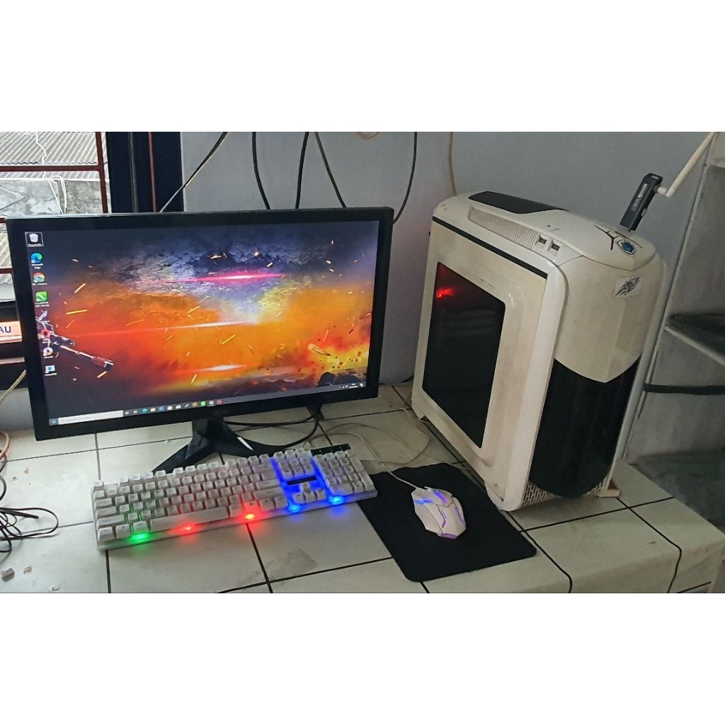 PC GAMING FULLSET LENGKAP CORE I5 - KOMPUTER 1 PAKET HARDISK 1 TB
