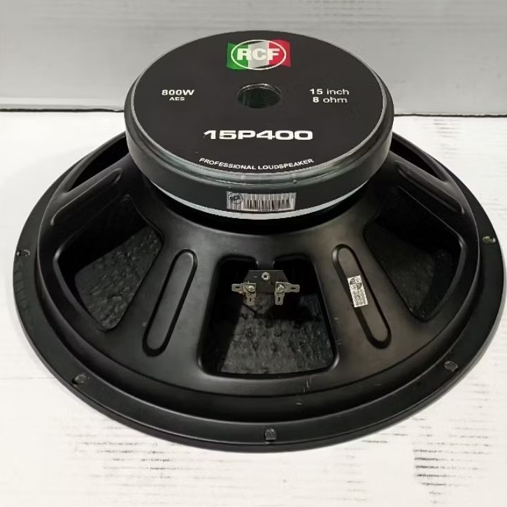 speaker komponen 15 inch RCF 15P400 VC 3 IN 800 watts original / RCF 15P400 LOW MID / SUBWOOFER