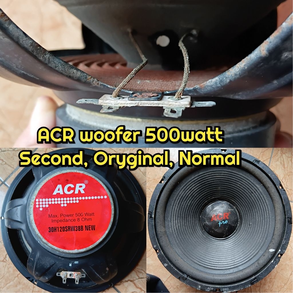 speaker ACR 12inch woofer second,normal,mulus sesuai gambar