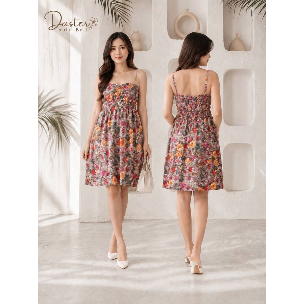 Daster Kerut Pendek Gesper Rayon Premium/Daster Bali Kerut Pendek Gesper /Daster Singlet