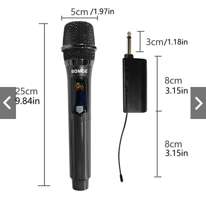 Mic Wireless dynamic ganti spool new
