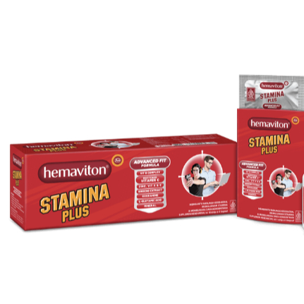Hemaviton Stamina Plus Kapsul - Peningkatan Stamina, Kapsul Herbal, 5 Kapsul per Strip