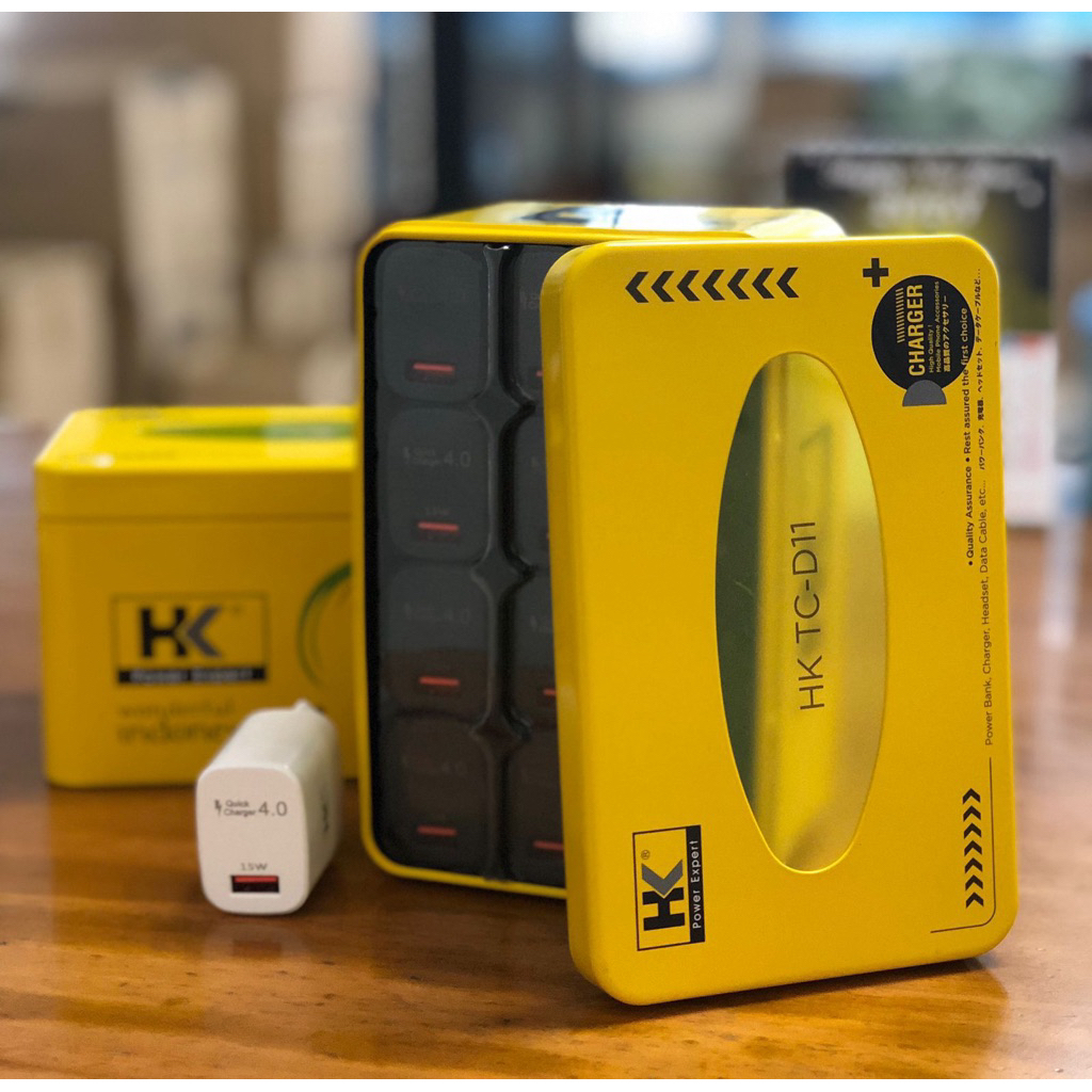 HK D11 Adaptor Charger Isi 12 Pcs