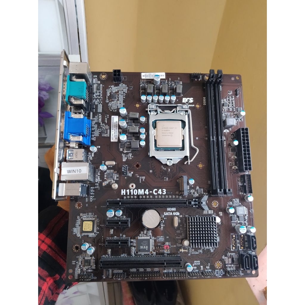 Mobo H110M ddr4 procesor i3 6100T / i5 6500 suport nvme Garansi