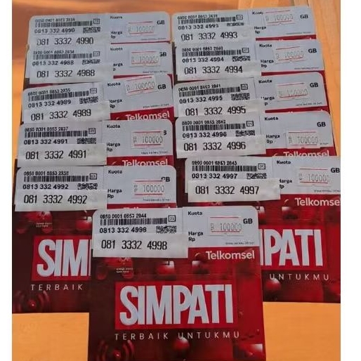 Nomor Cantik Telkomsel simpati 11 digit murah