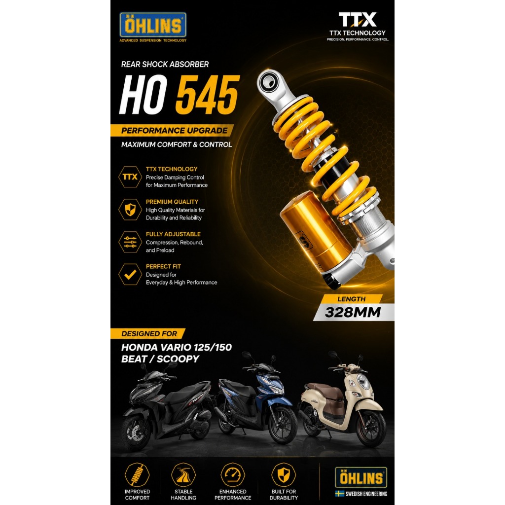 Shock Ohlins Honda Vario 150 - HO545