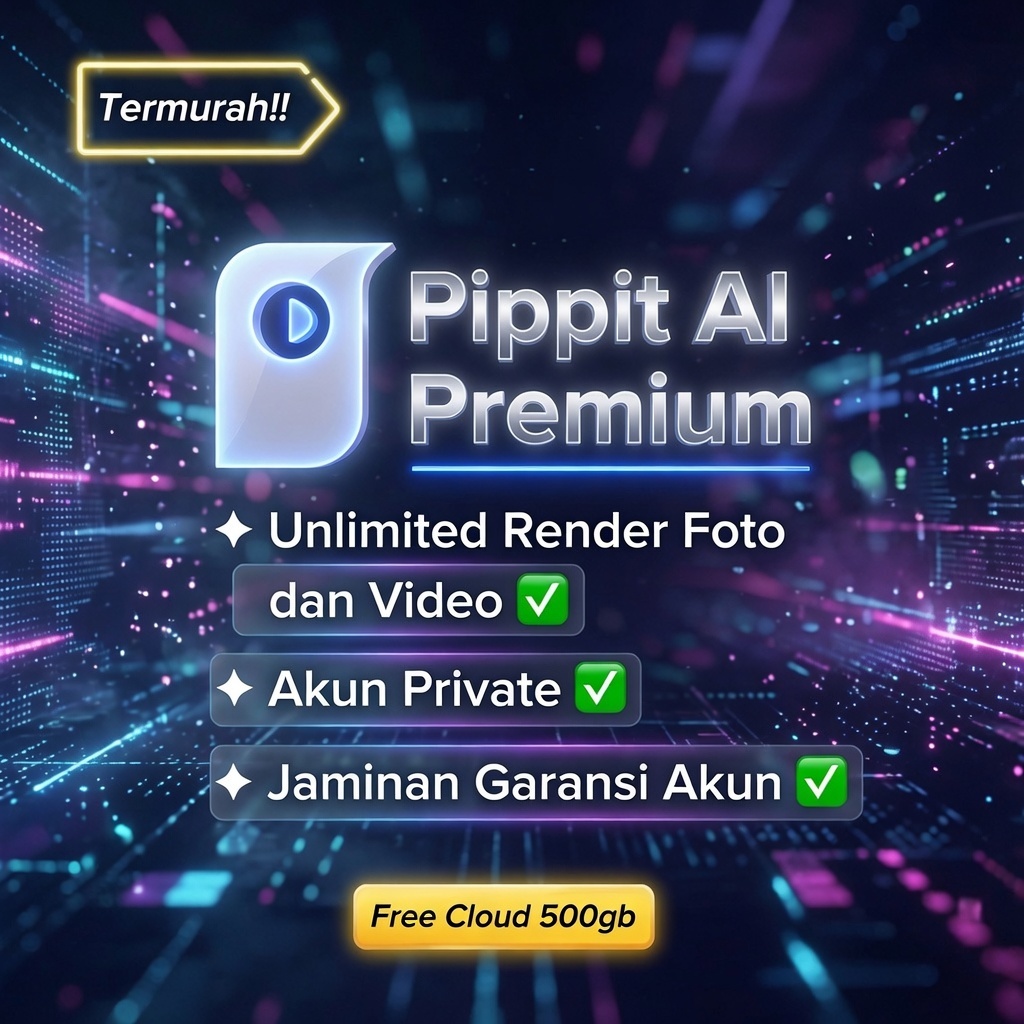 Pippit AI garansi 1 bulan
