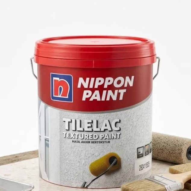 NIPPON PAINT TILELAC TEXTURE 5KG/ CAT TEMBOK TEXTURE