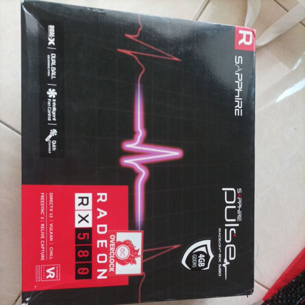 VGA Radeon Sapphire RX580 rusak