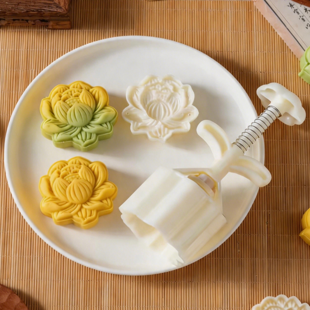 cetakan mooncake 75gr cetakan kue bulan 75gr mooncake mold 75gr cetakan mooncake lotus