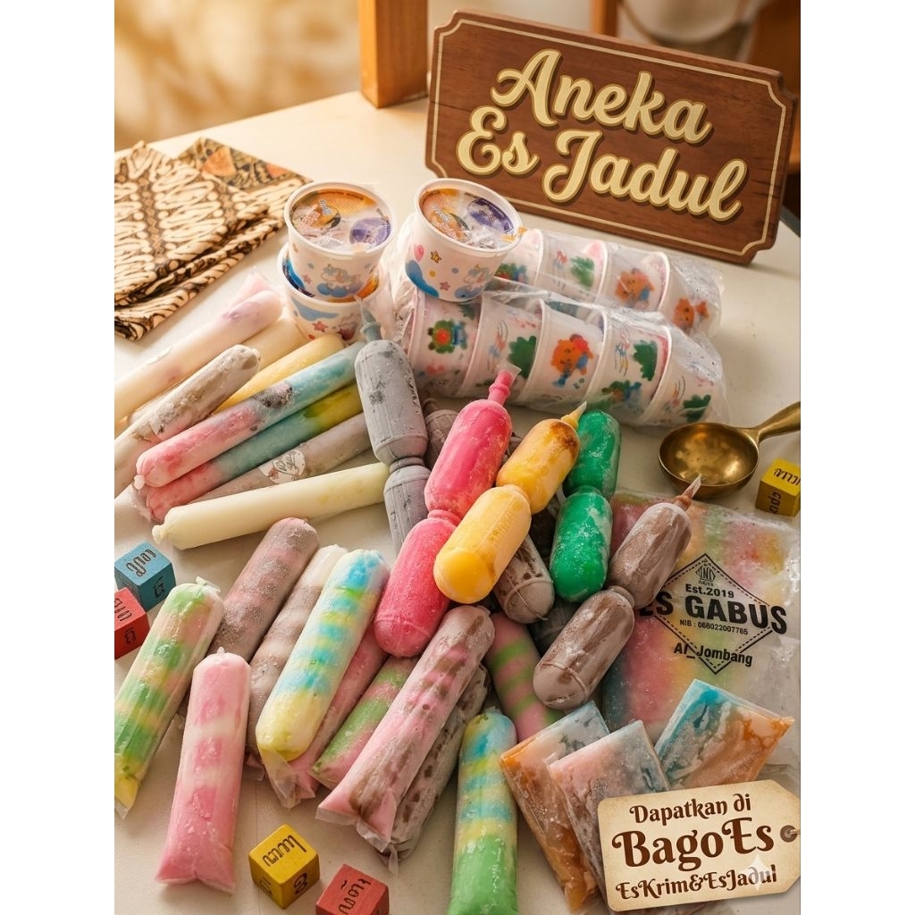 ES JADUL ES WAWAN BELANG GABUS MAMBO 10 PCS