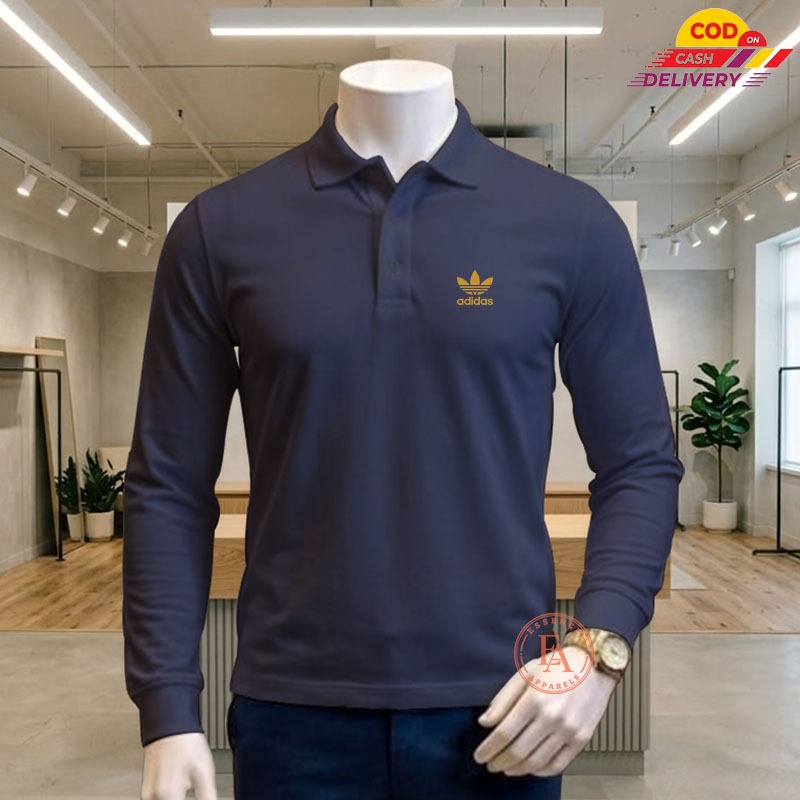 PROMO  COD - Baju Koas Polo Lengan Panjang / Baju Koas Polo Pria Dan Wanita Lengan Pendek Logo 3Seco