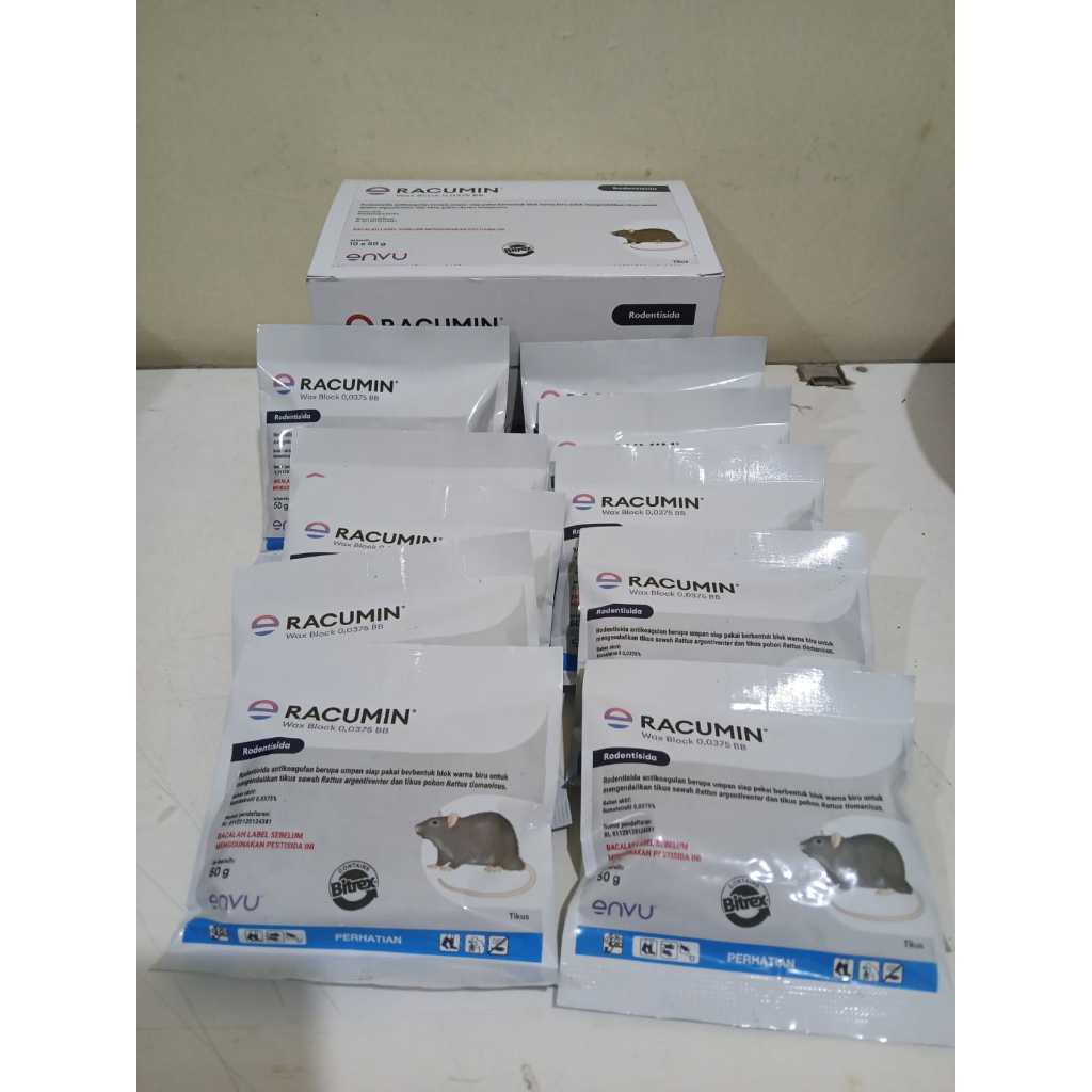 [AW] OBAT TIKUS RACUMIN BLOK 0.0375 BB 50 gr/RACUN TIKUS RACUMIN/OBAT TIKUS/RACUN TIKUS  KEMASAN 1 D