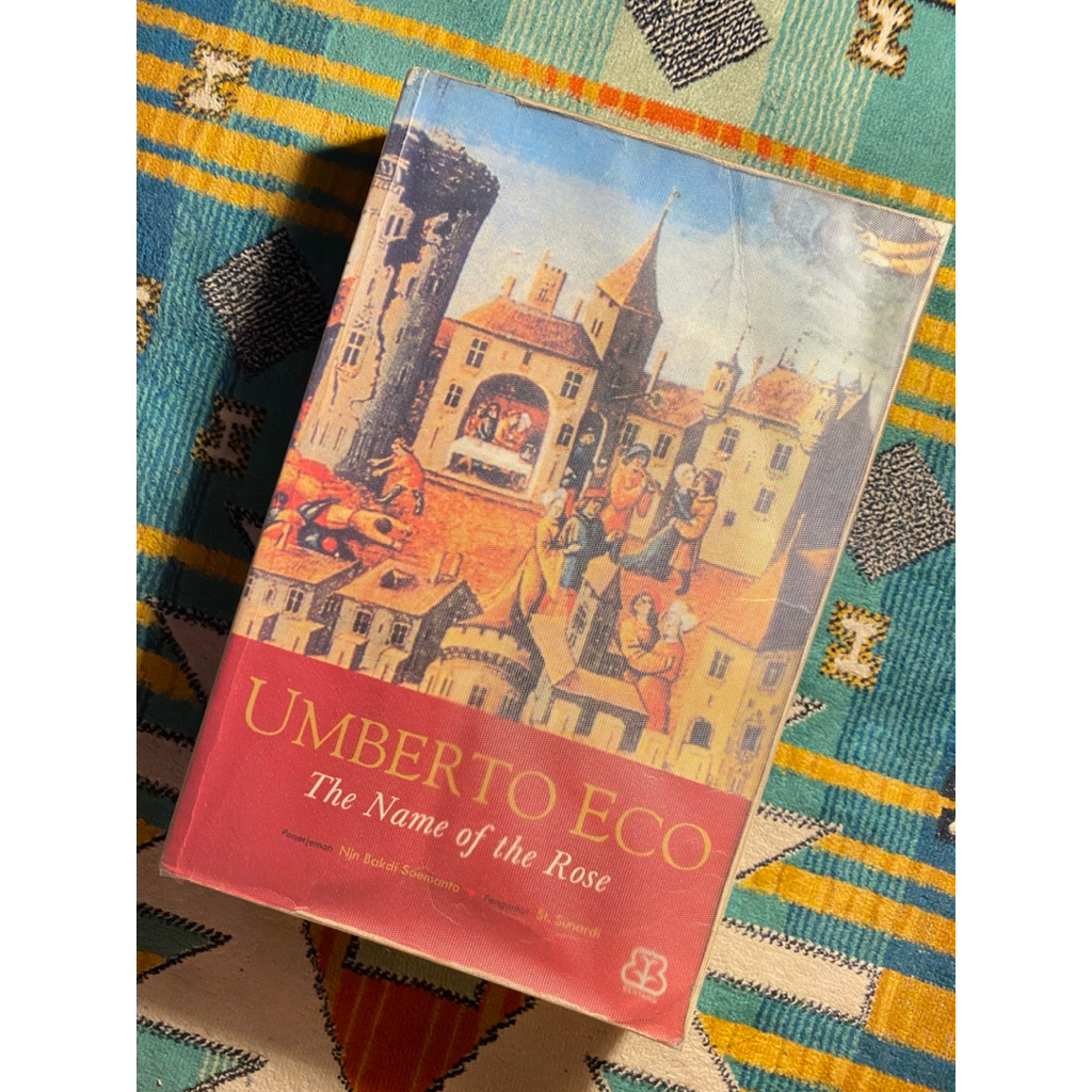 BUKU NOVEL THE NAME OF THE ROSE OMBERTO ECO ORIGINAL PRELOVED | NOVEL THE NAME OF THE ROSE | NOVEL U