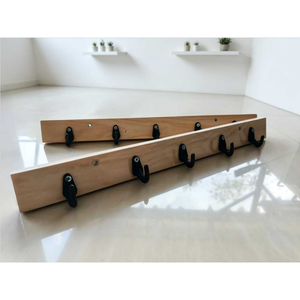 Hanger Baju Kapstok Kayu Panjang 45cm Terlaris