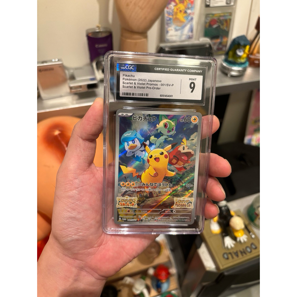 Pikachu Paldea promo 001 jp CGC 9