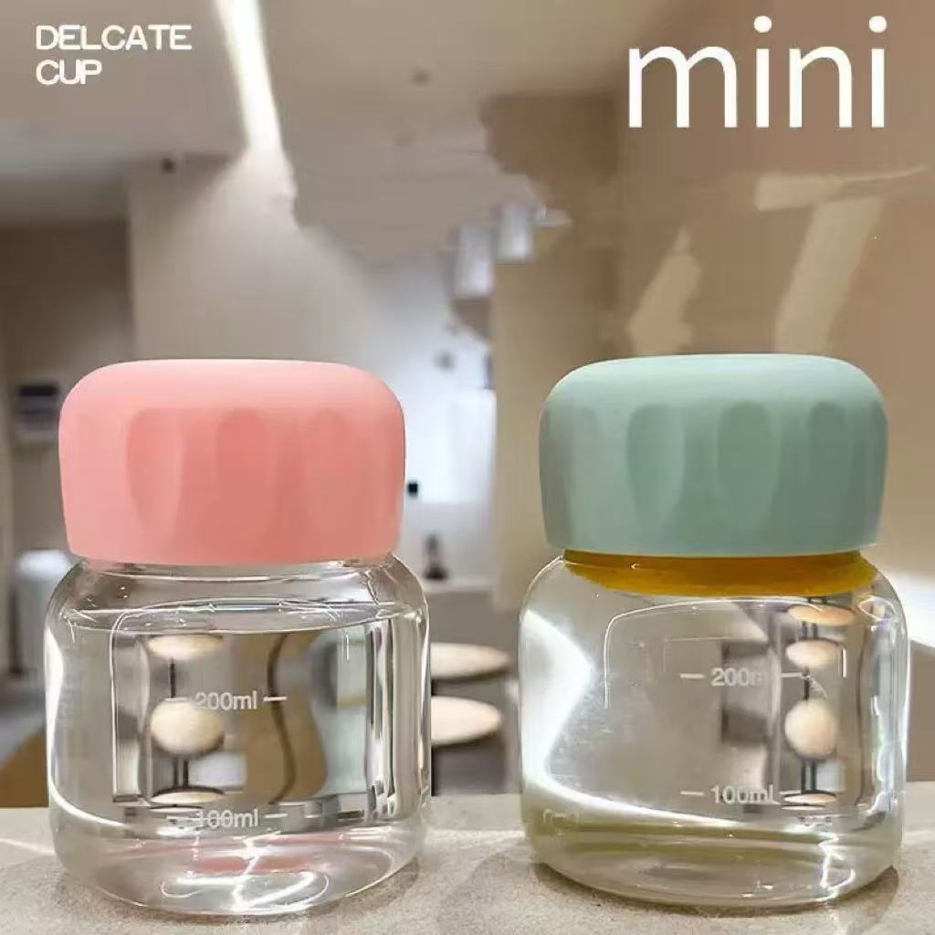 BOTOL MINUM KACA MINI TEMPAT AIR SUSU JUS//MINUM JUS