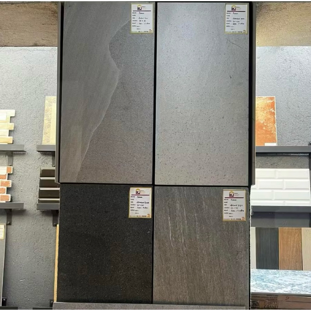Granit motif abu 30x60 / Roman Granit 30x60 / Keramik Dinding Luar / Keramik Teras 30x60