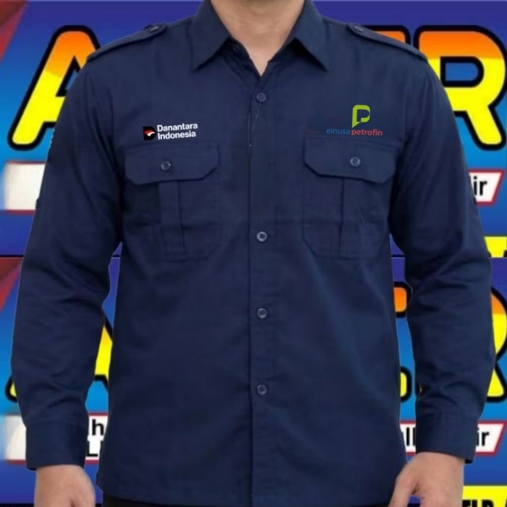 ready stok kemeja danantara Elnusa petrofin baju danantara Elnusa petrofin seragam danantara Elnusa 
