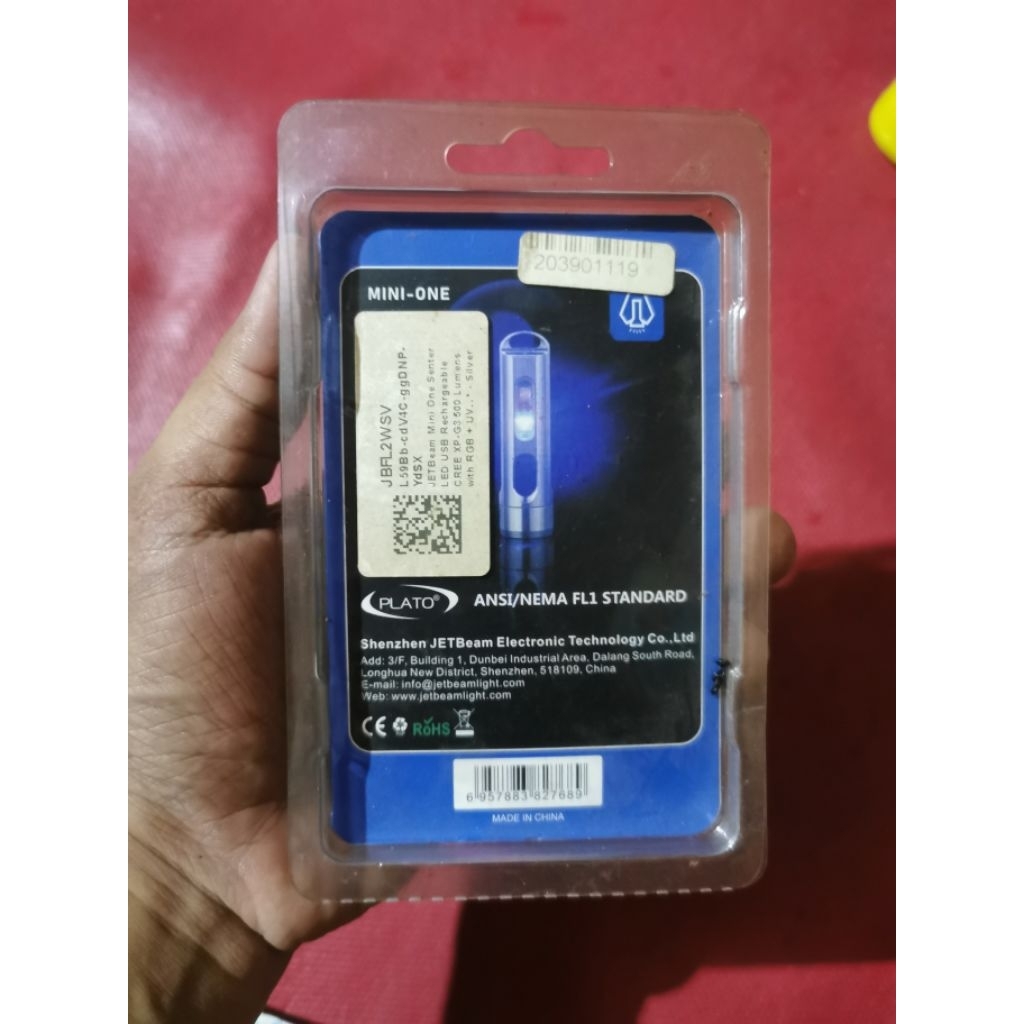 senter jetbeam mini one bahan