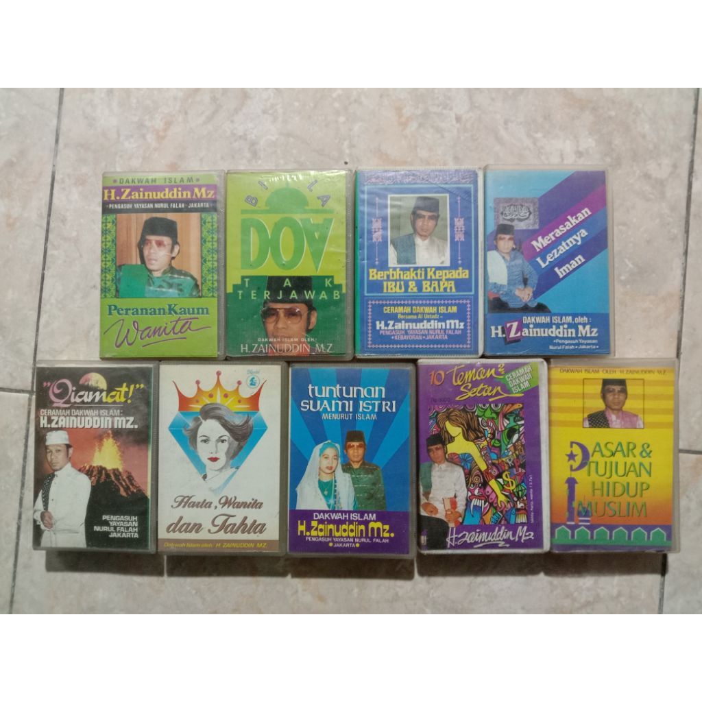 Kaset Pita Kh. Zainuddin MZ /Original -Bekas