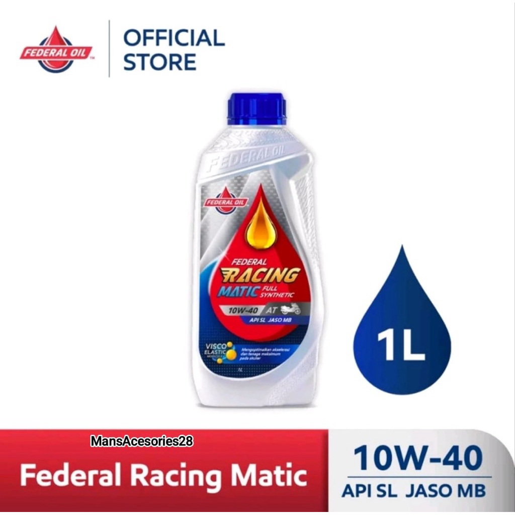 Oli Federal Racing Matic 10w-40 1L Original Federal Racing Motor Matic