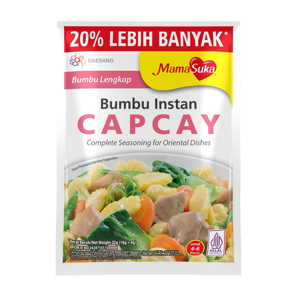 Bumbu lengkap capcay mamasuka