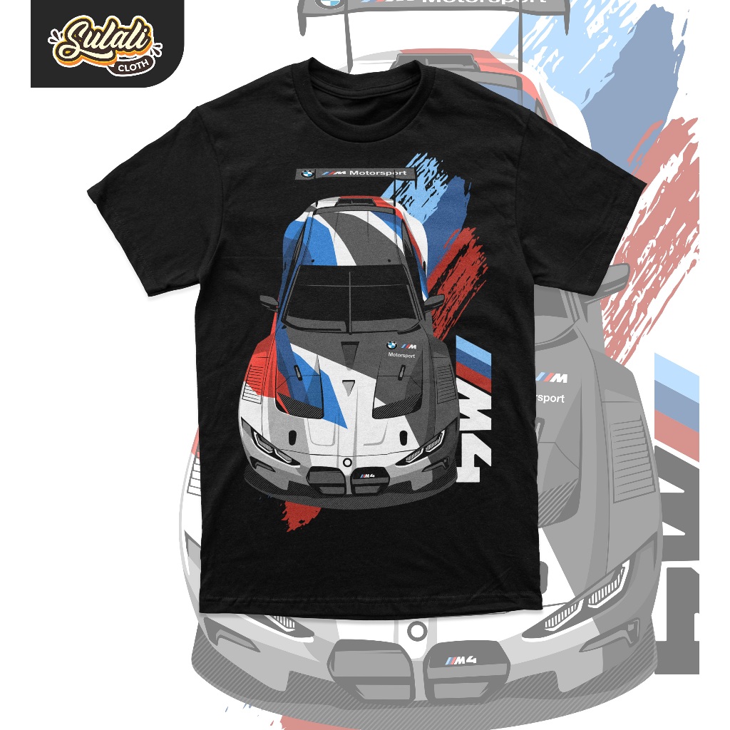 Kaos BMW M4 Competition  - Anak, Remaja & Dewasa Cotton 30's Premium