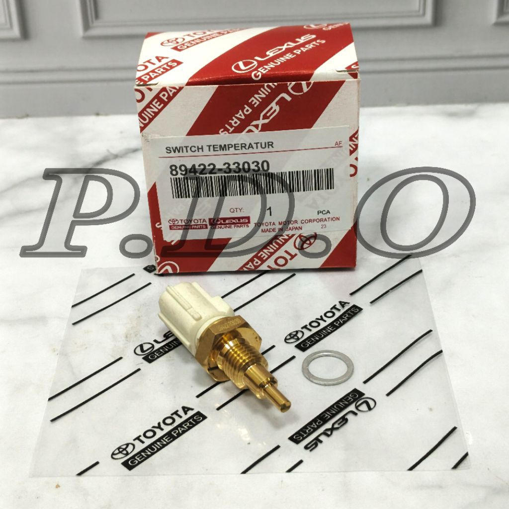 Switch Temperatur Sensor ECT 89422-33030 Asli Toyota Soluna Vios Old Gen 1 Apv Pin 3