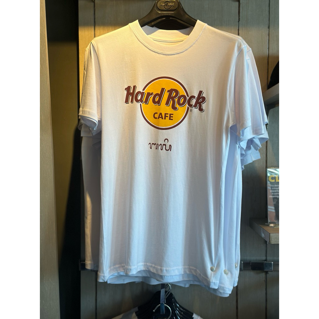 HARDROCK CAFE BALI official merchandise baju kaos aksara putih NEW ORIGINAL