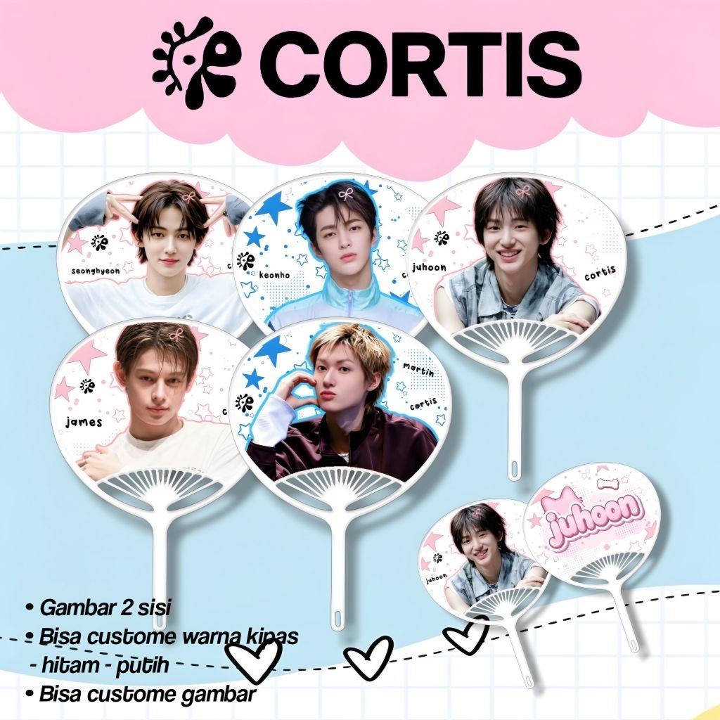 Kipas tangan cortis - Kipas Cortis - Kipas kpop - Merchandise kpop