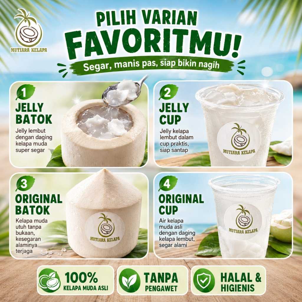 Es Kelapa Muda Jelly