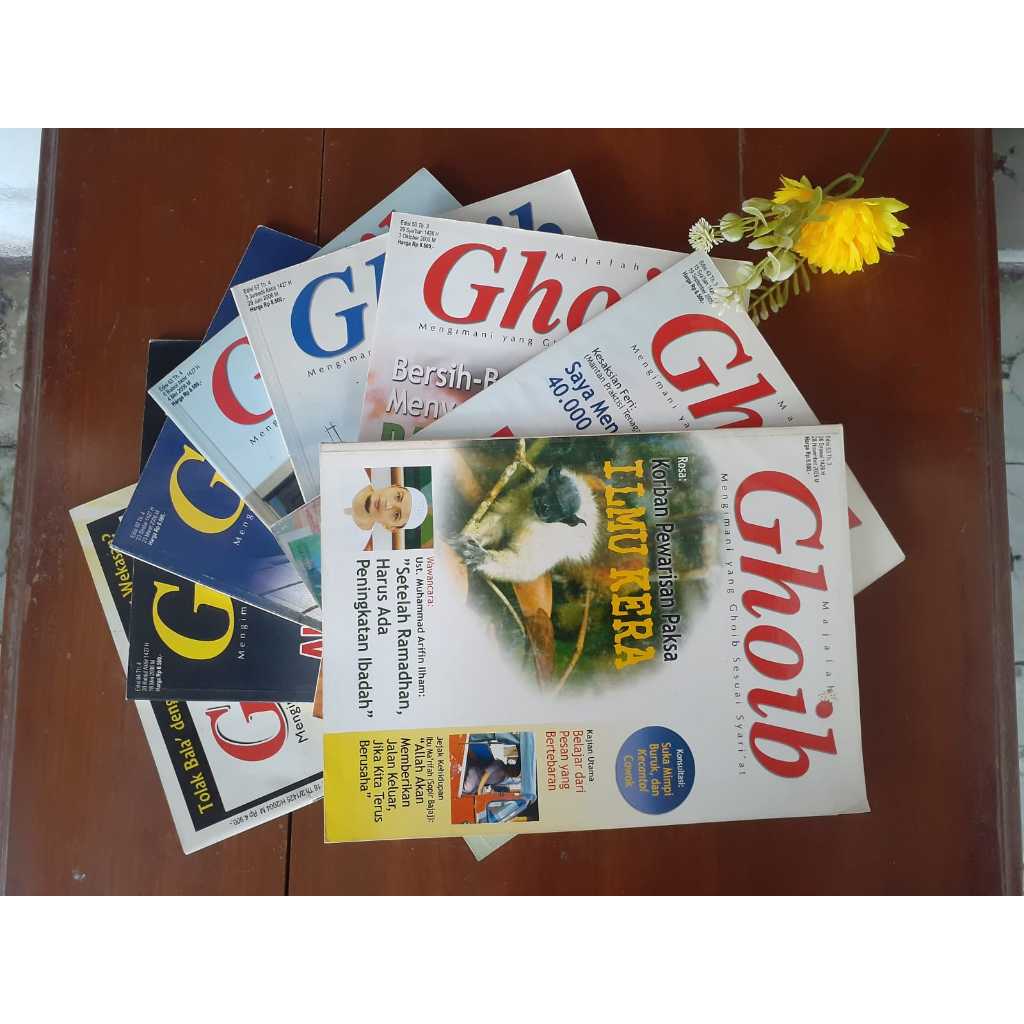 Majalah Ghoib Edisi - Kondisi Bekas Layak Baca