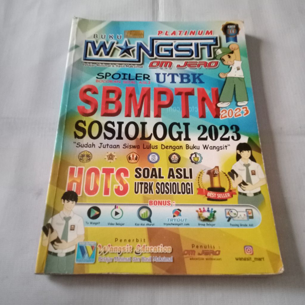 BUKU WANGSIT OM JERO UTBK SBMPTN 2023 SOSIOLOGI